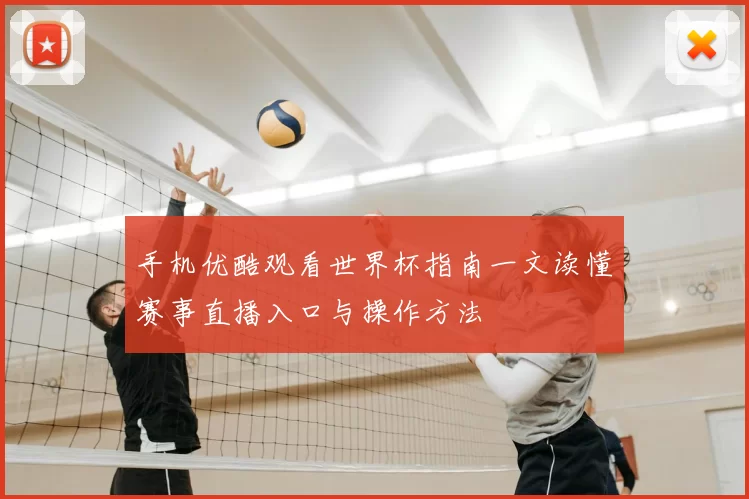 手机优酷观看世界杯指南一文读懂赛事直播入口与操作方法