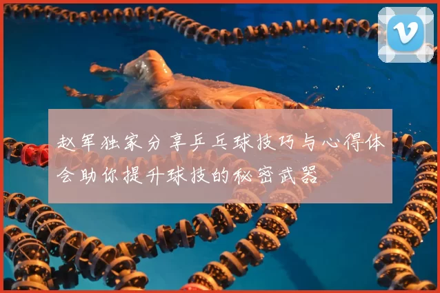 赵军独家分享乒乓球技巧与心得体会助你提升球技的秘密武器