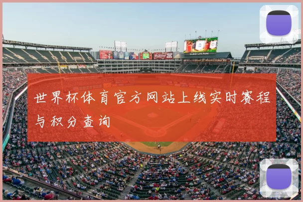 世界杯体育官方网站上线实时赛程与积分查询